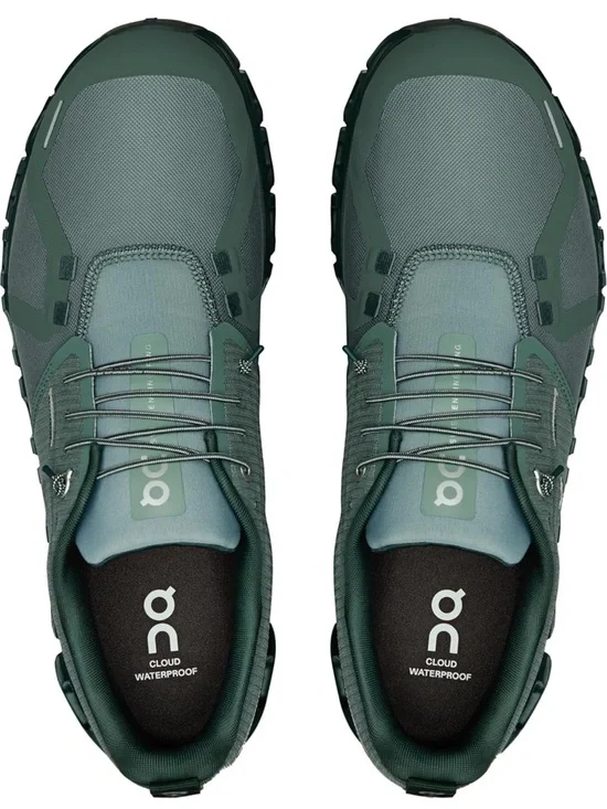 On Running Men's Green Low-Top Athletic Sneakers - Picture 2 of 4